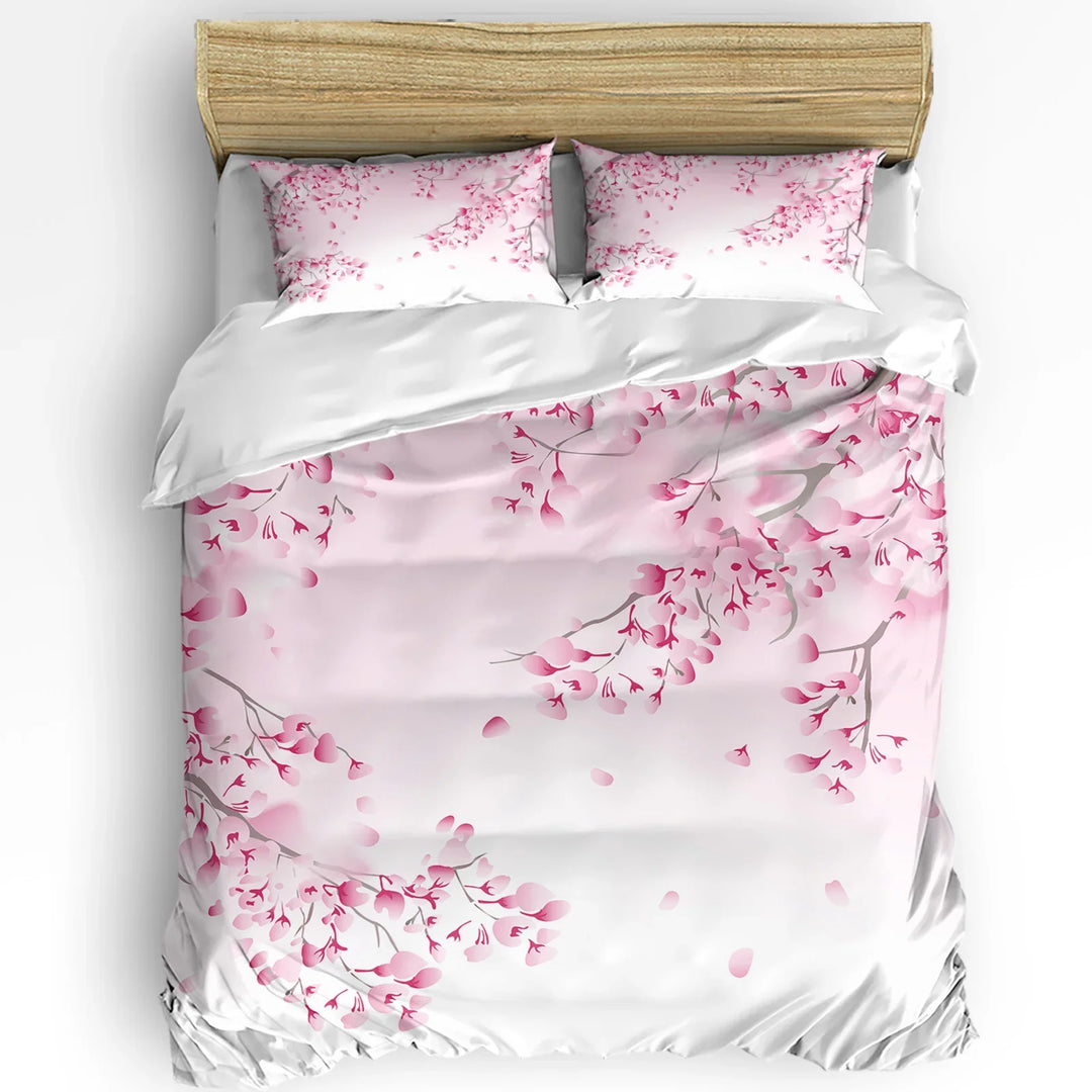 Parure de Lit Japonaise Douce Rose 