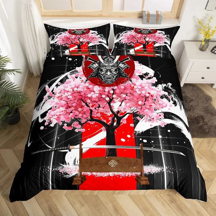 Parure de Lit Japonaise Fleurs de Cerisier