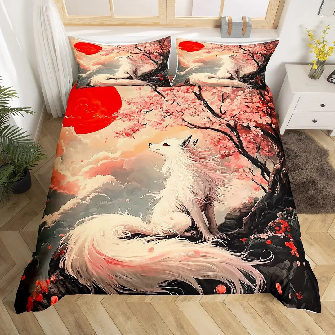 Parure de Lit Japonaise Renard