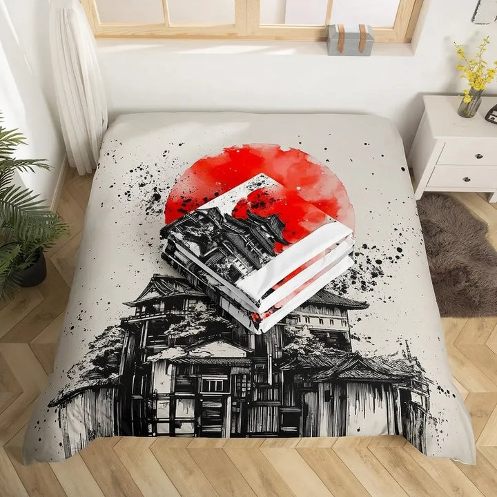 Parure de Lit Japonaise Temple Design Chic