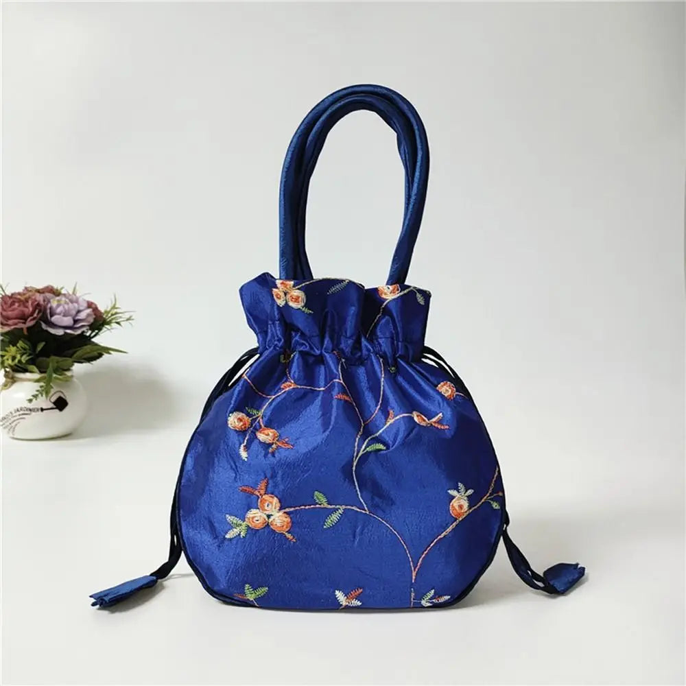 Petit Sac Japonais Brodé Durable