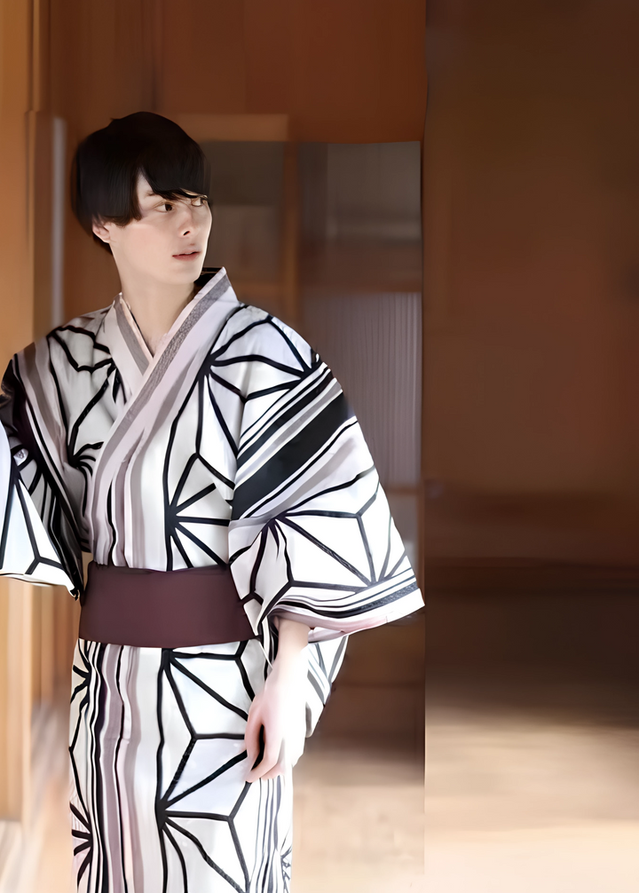 Atmungsaktiver Herren-Kimono