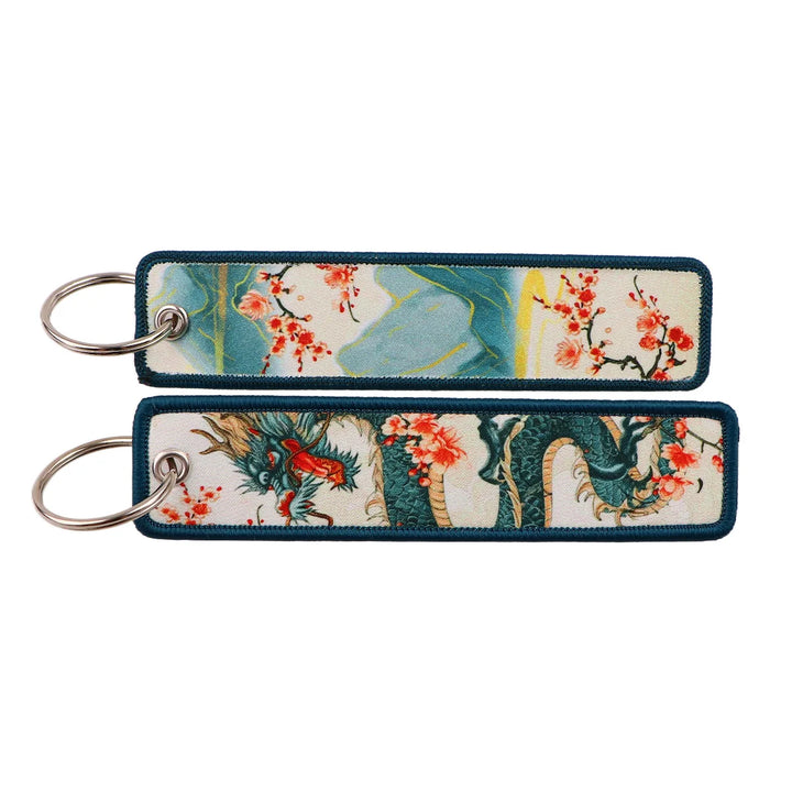 Porte-Clés Brodé Dragon Chic