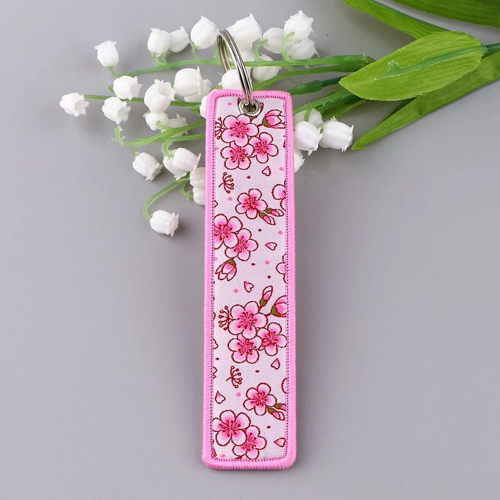 Porte-Clés Brodé Sakura Chic
