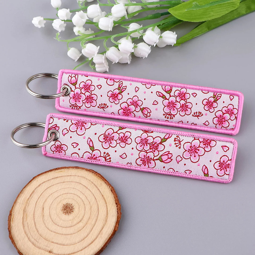 Porte-Clés Brodé Sakura Unique