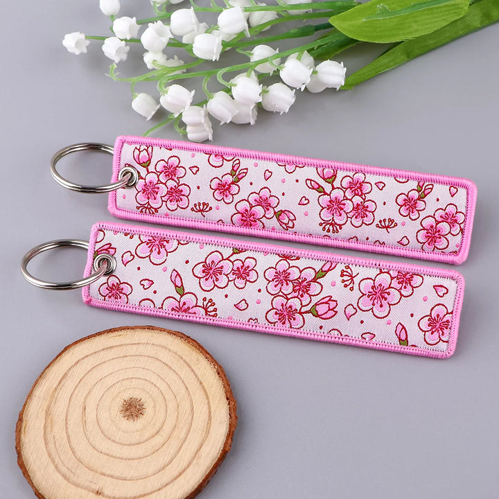 Porte-Clés Brodé Sakura Unique