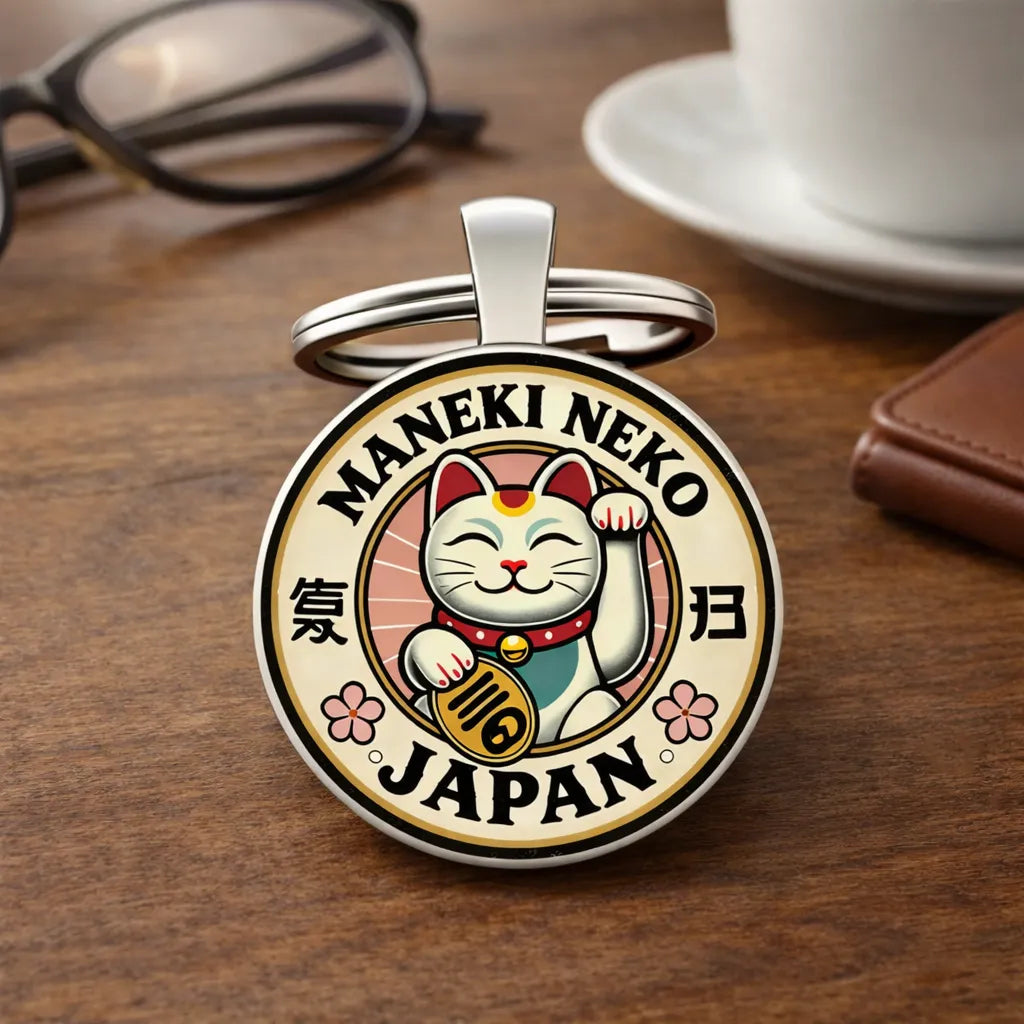 Porte-Clés Chat Japon Unique