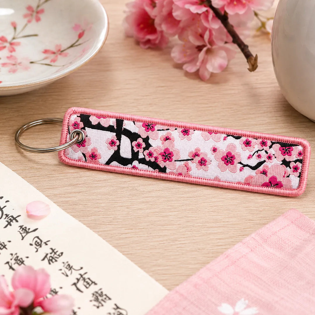 Porte-Clés Fleur de Cerisier Chic