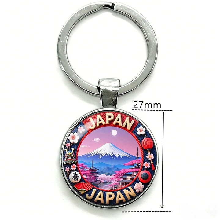 Porte-Clés Japonais Mont Fuji Durable