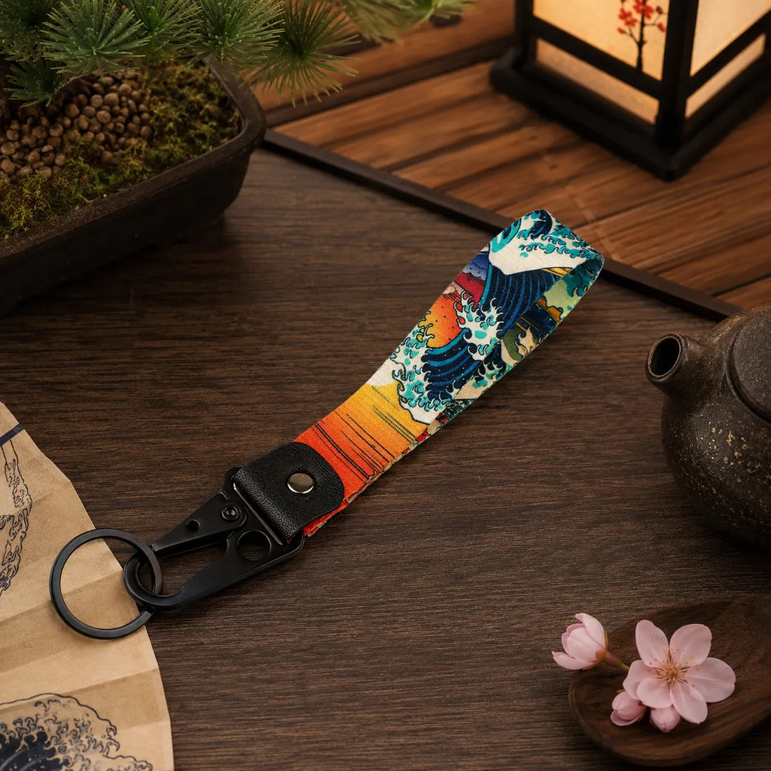 Porte-Clés Kanagawa Coucher de Soleil