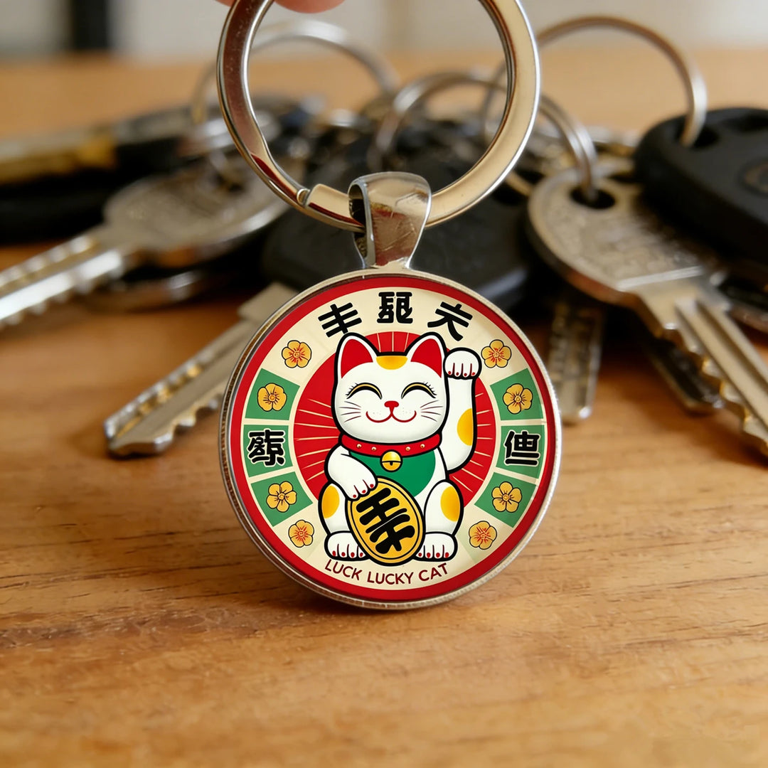 Porte-Clés Maneki Neko Design