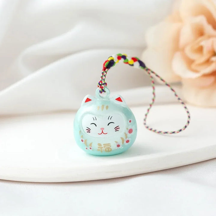 Porte-clés Chat Porte Bonheur Bleu