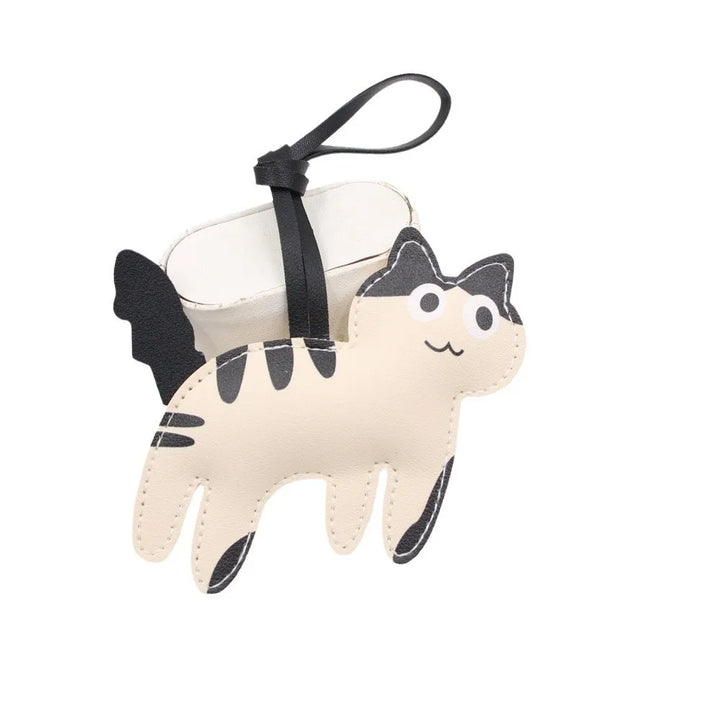 Porte-clés Chat en Cuir stylé