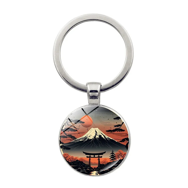 Porte-clés Japonais Mont-Fuji Torii Chic
