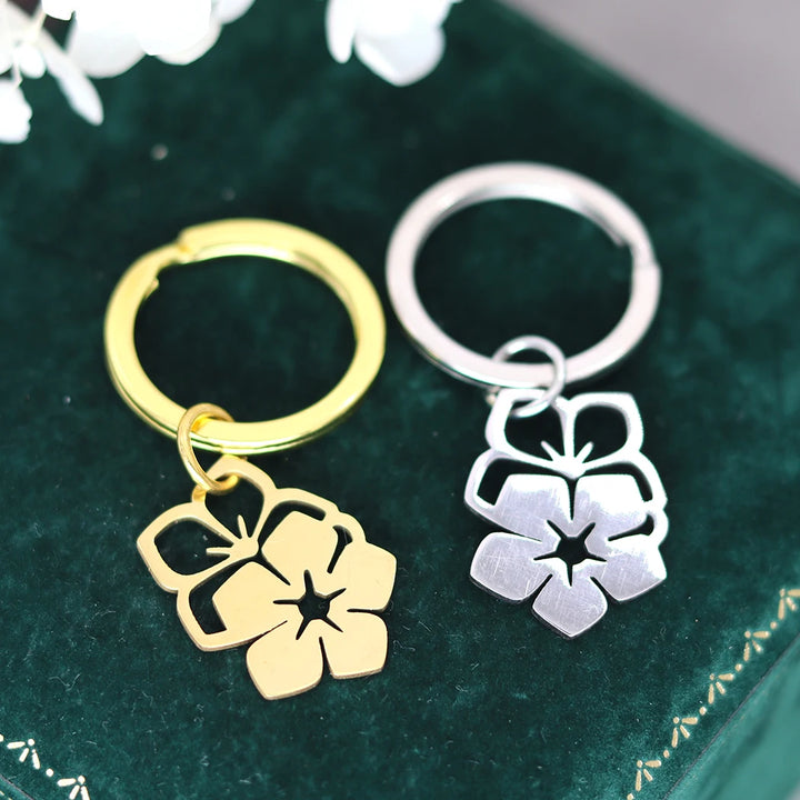 Porte-clés Métallique Sakura Chic