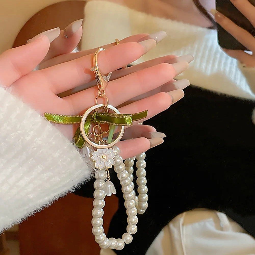 Porte-clés Perles Sakura 