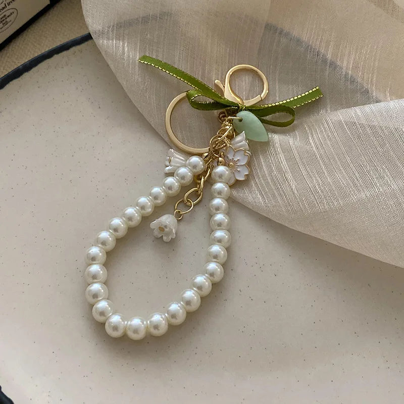 Porte-clés Perles Sakura Elégant