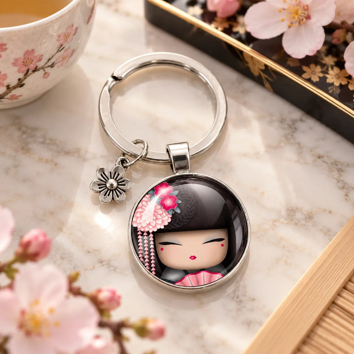 Porte-clés Poupée Japonaise