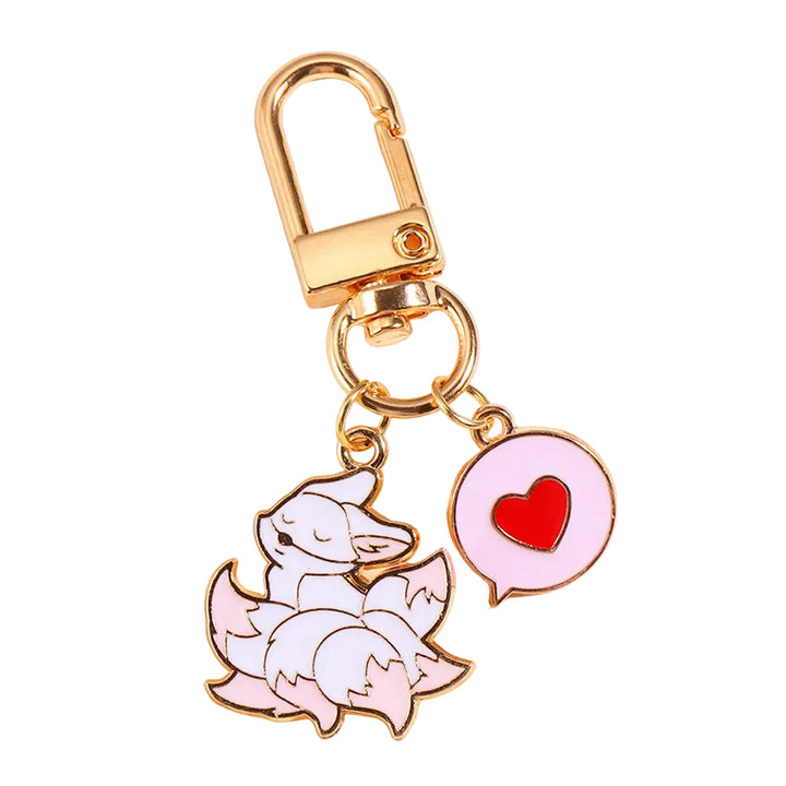 Porte-clés Renard Rose
