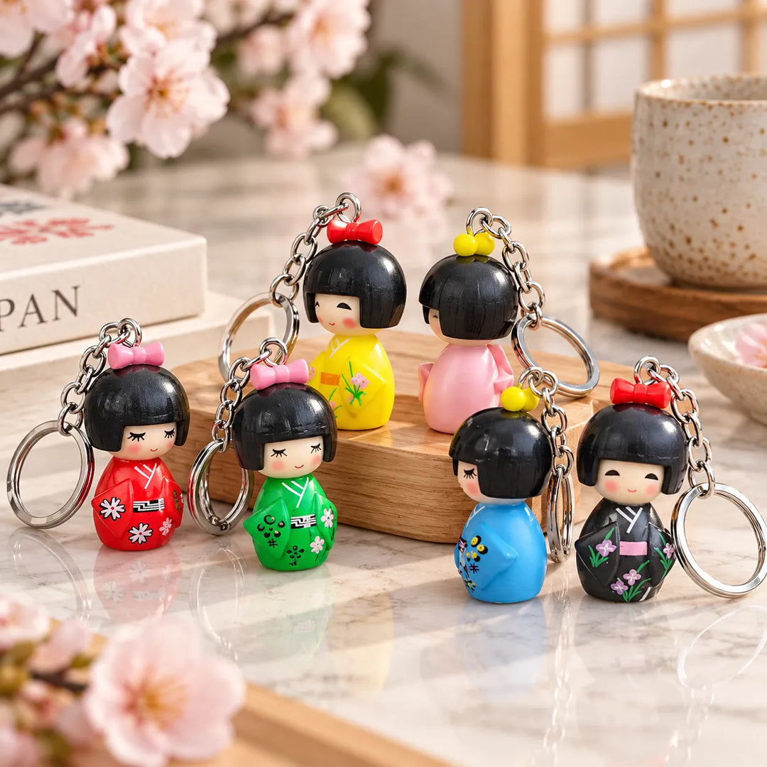 Porte-clef Japonais style Kokeshi Petite