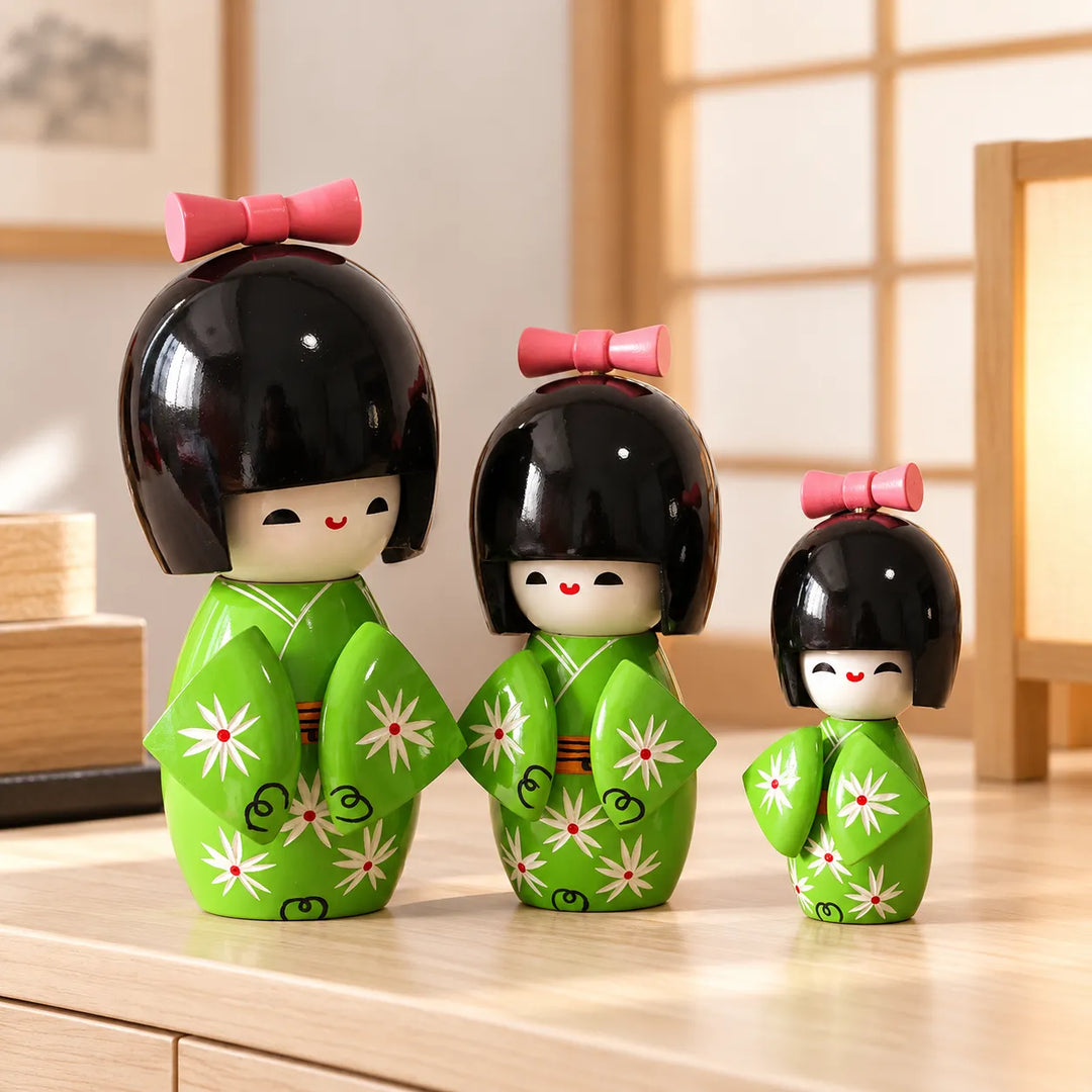 Poupée Japonaise Traditionnelle Belle