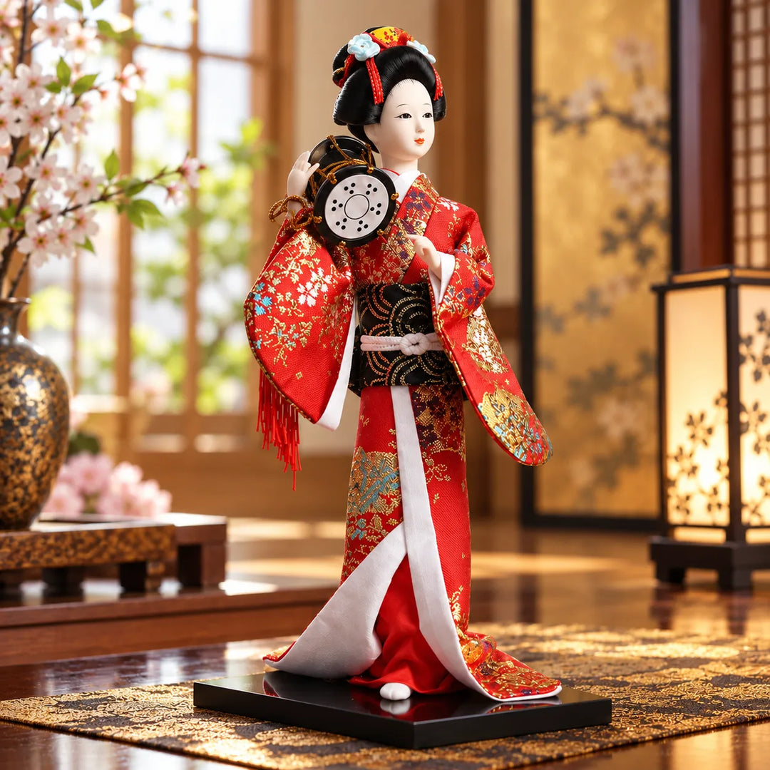Poupée Traditionnelle Japonaise Originale