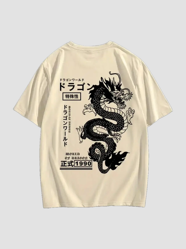 T-shirt Dragon Japonais Homme