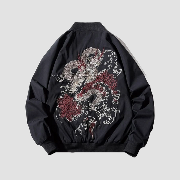 Bomber Motif Japonais