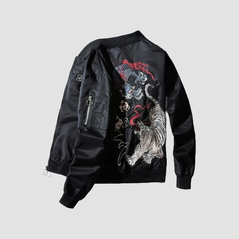 Sukajan Jacket Tiger Streetwear