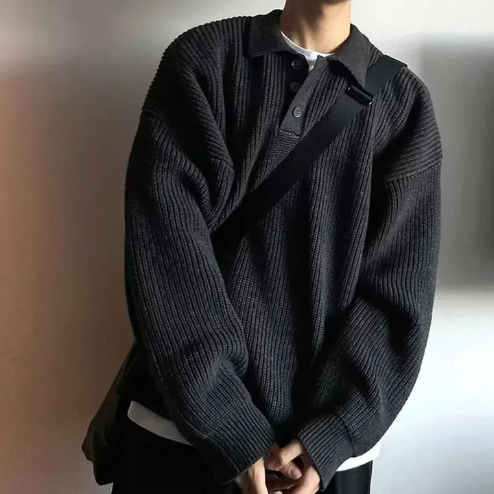 Pull Japonais à Col Design