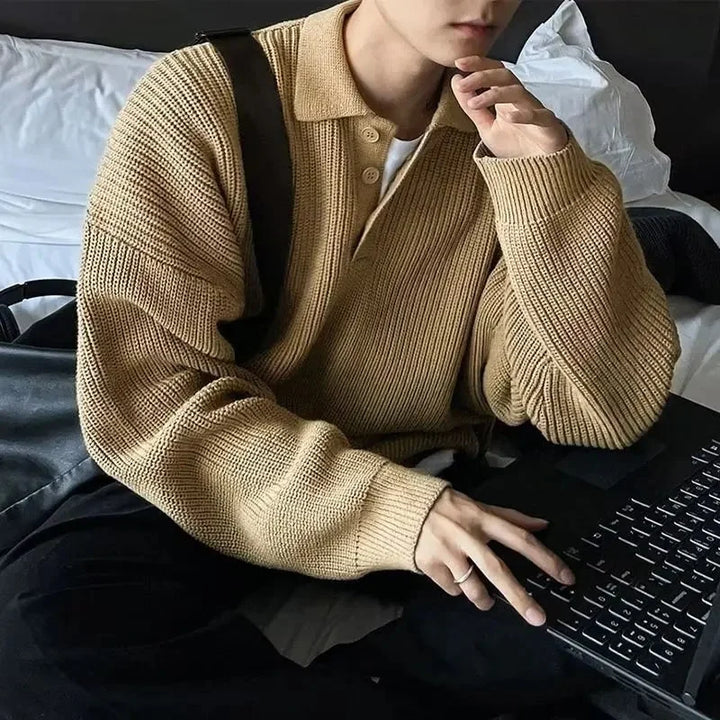 Pull Japonais à Col Design léger