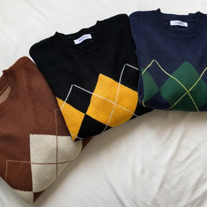 Pull Japonais Tricoté élégant