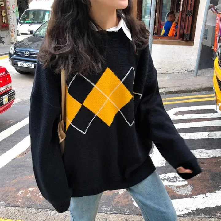 Pull Japonais Tricoté noir