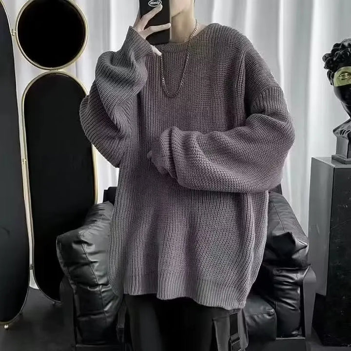 Pull Rétro Ample Japonais doux