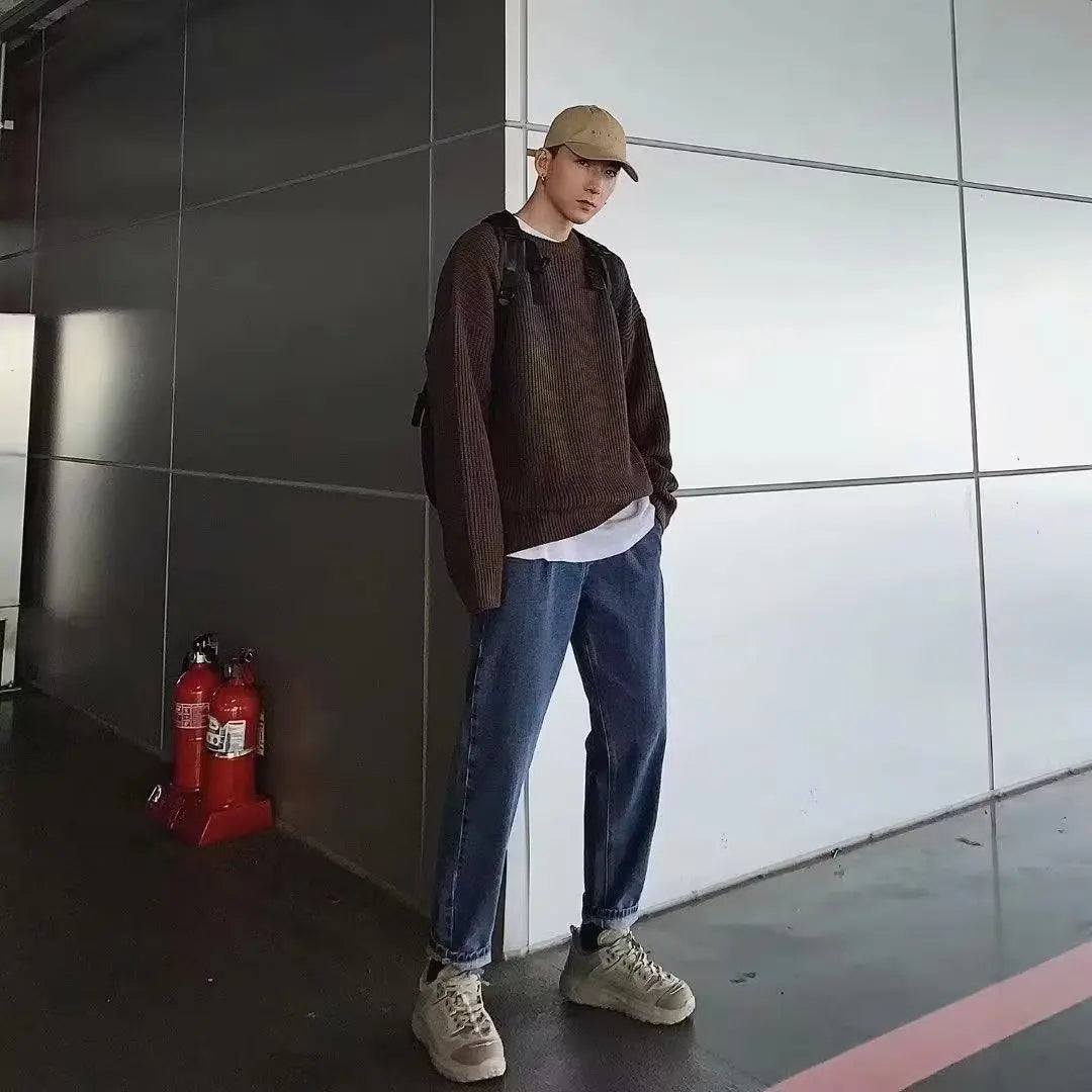 Pull Rétro Ample Japonais somptueux