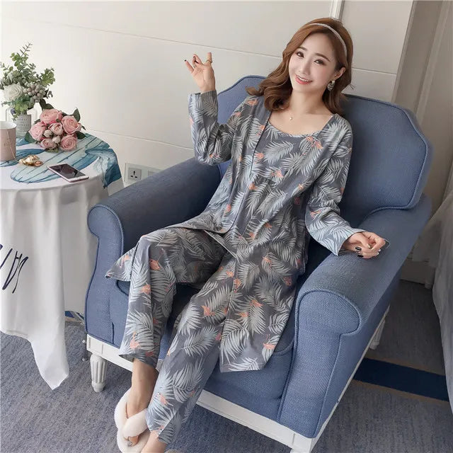 Pyjama Japonais Femme 3 Pièces
