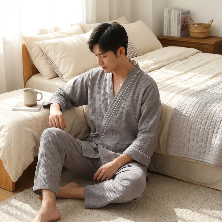 Pyjama Japonais Homme Hiver doux