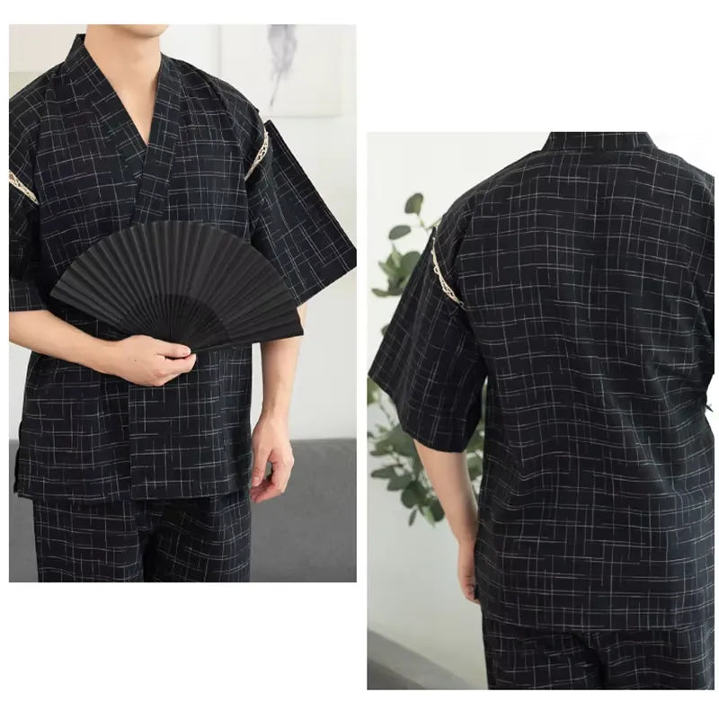 Pyjama Jinbei Japonais Homme décontracté