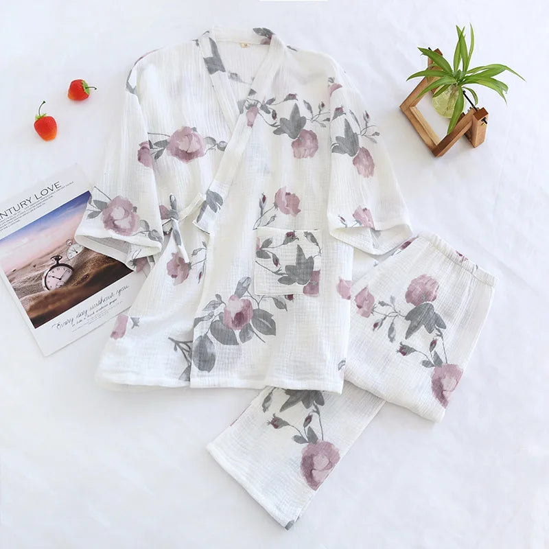 Pyjama Kimono Roses