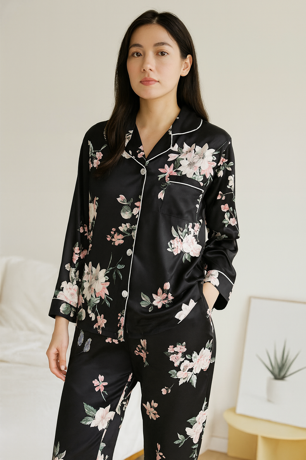 Pyjama Noir Japonais
