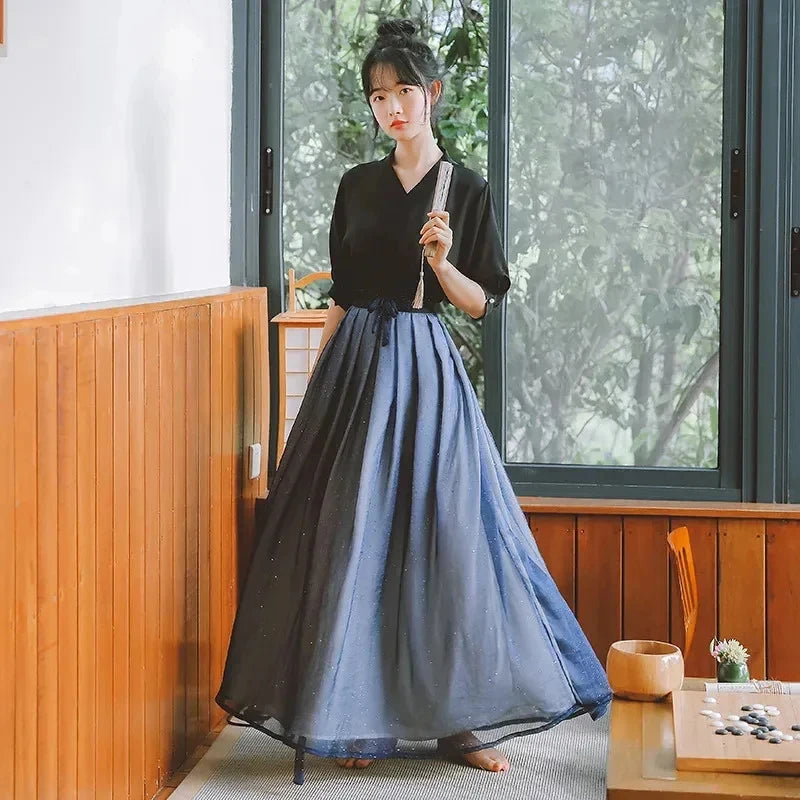 Robe Japonaise 2 Pièces Epurée
