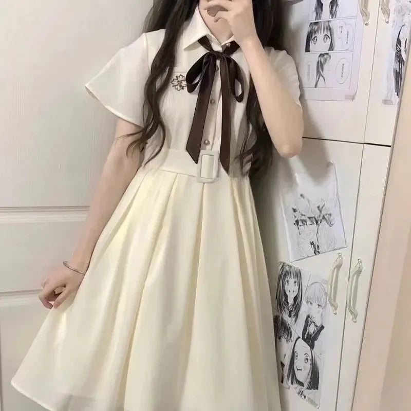 Robe Japonaise Ceinturée