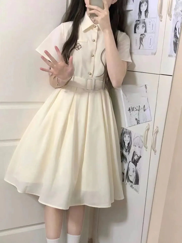 Robe Japonaise Ceinturée Chic