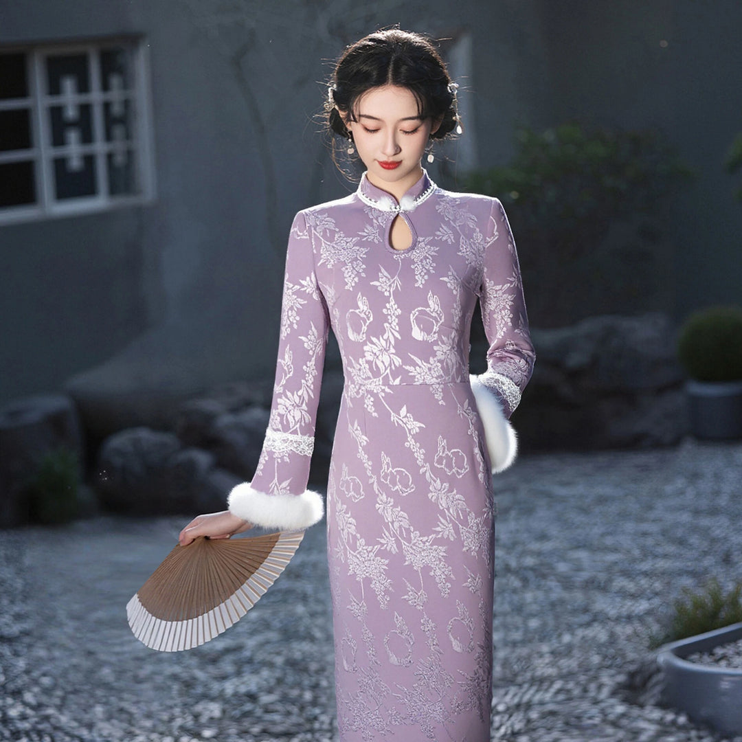 Robe Japonaise Jacquard Légère