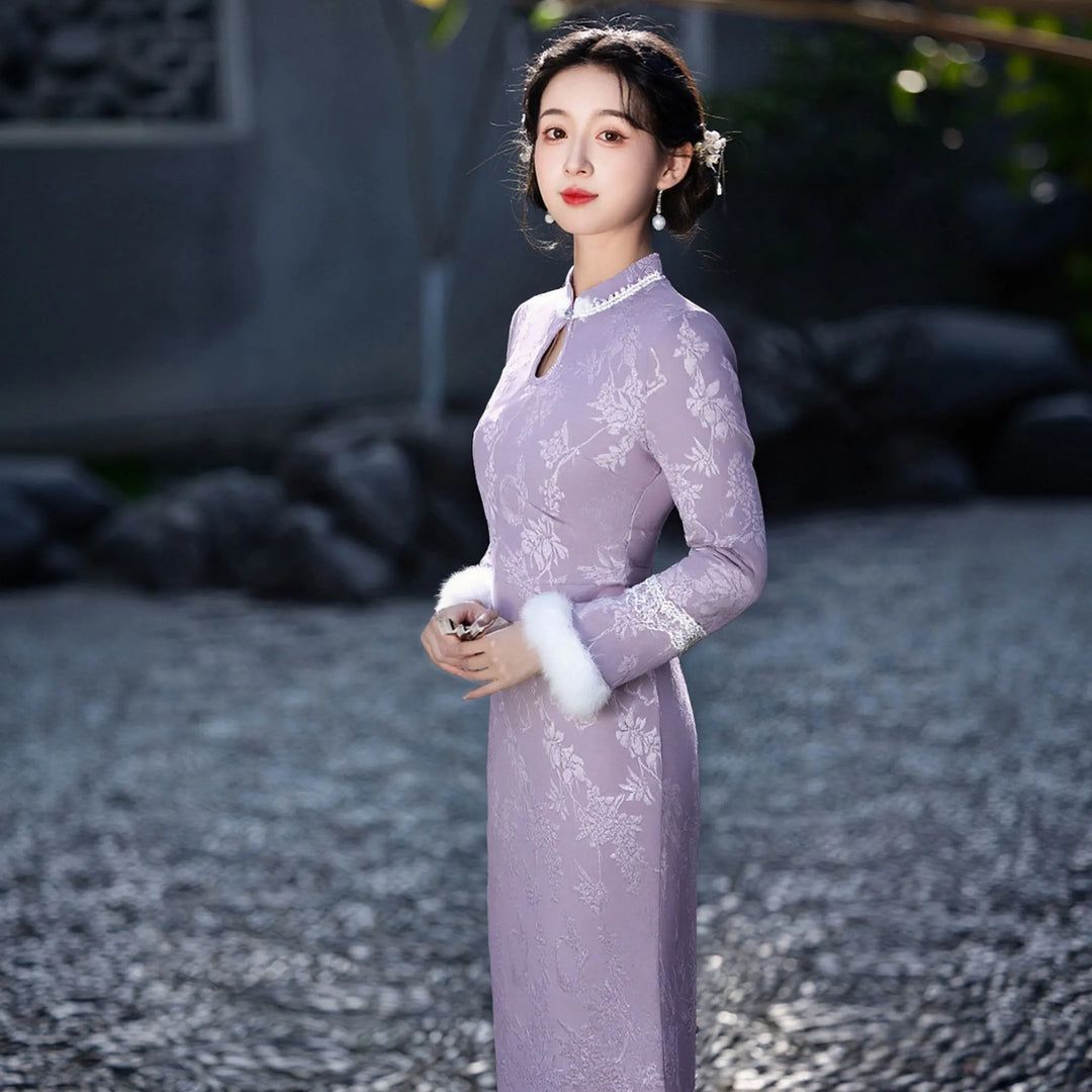 Robe Japonaise Jacquard Unique
