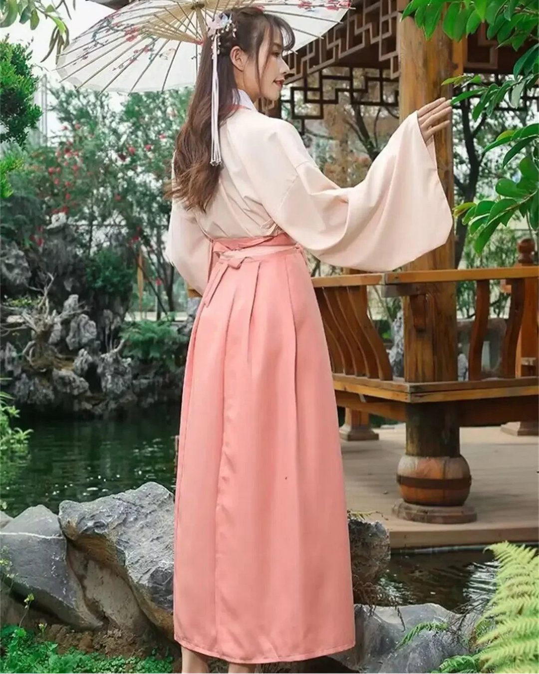 Robe Japonaise Lila tendance