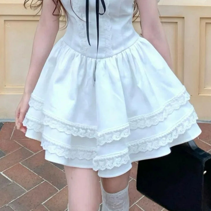 Robe Japonaise Lolita Blanche Chic
