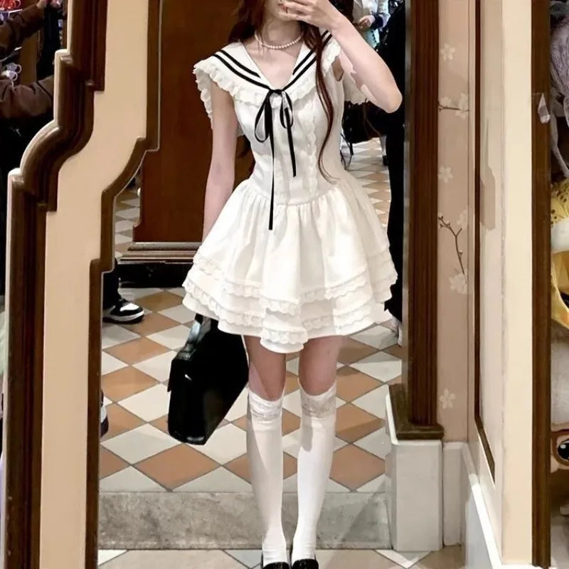 Robe Japonaise Lolita Blanche Unique