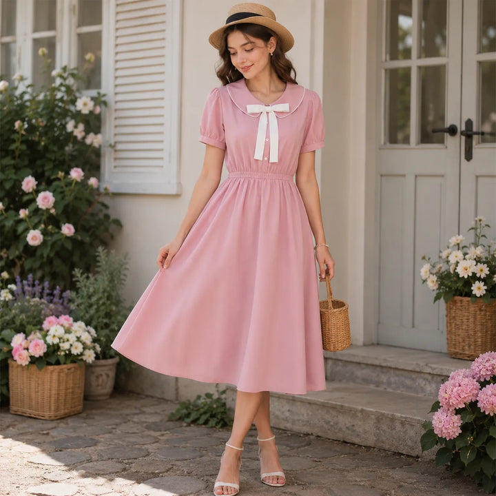Robe Japonaise Minimaliste à Nœud