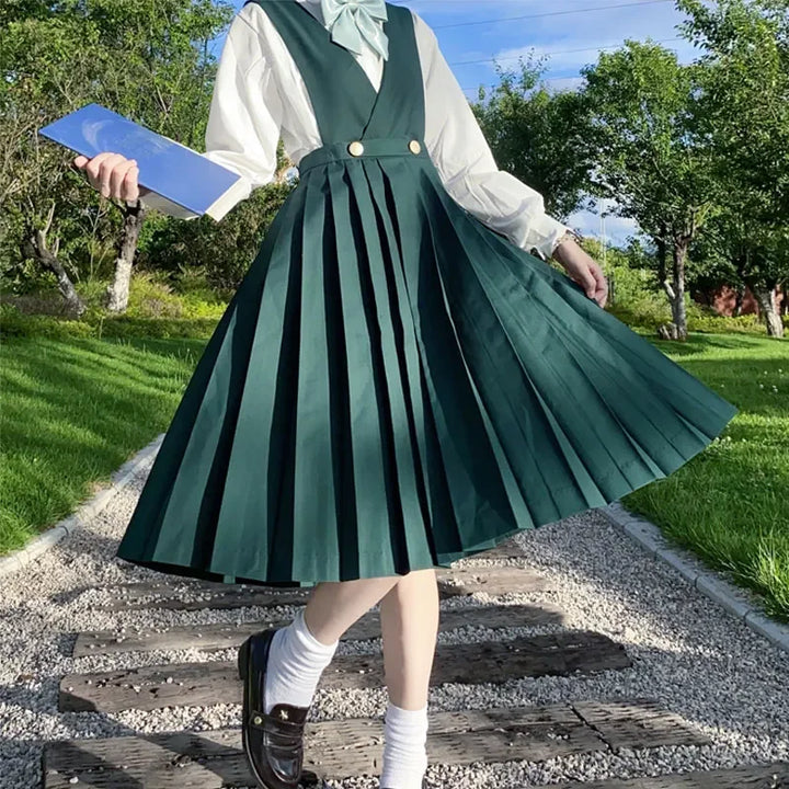 Robe Japonaise Plissée sans Manches